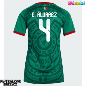 Mexiko Edson Alvarez #4 Dámské Domácí Dres MS 2026 Krátký Rukáv